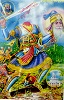 Sikh art of Baba Deep Singh's last battle