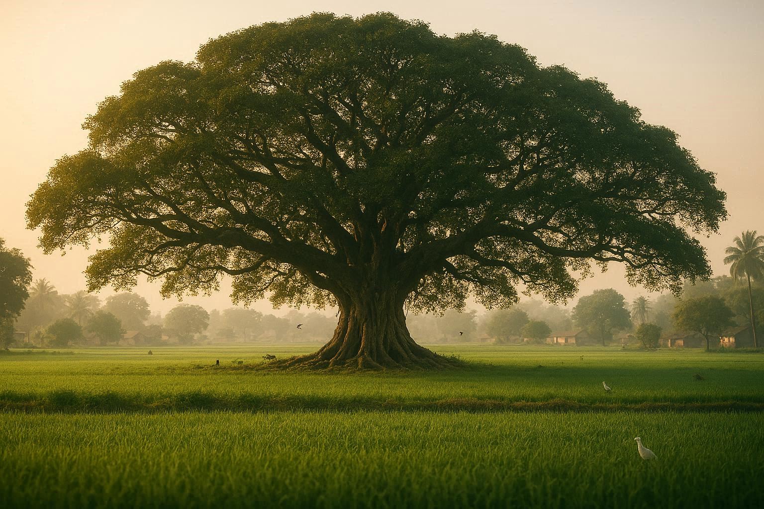 A quiet guardian, giving shade and shelter to all