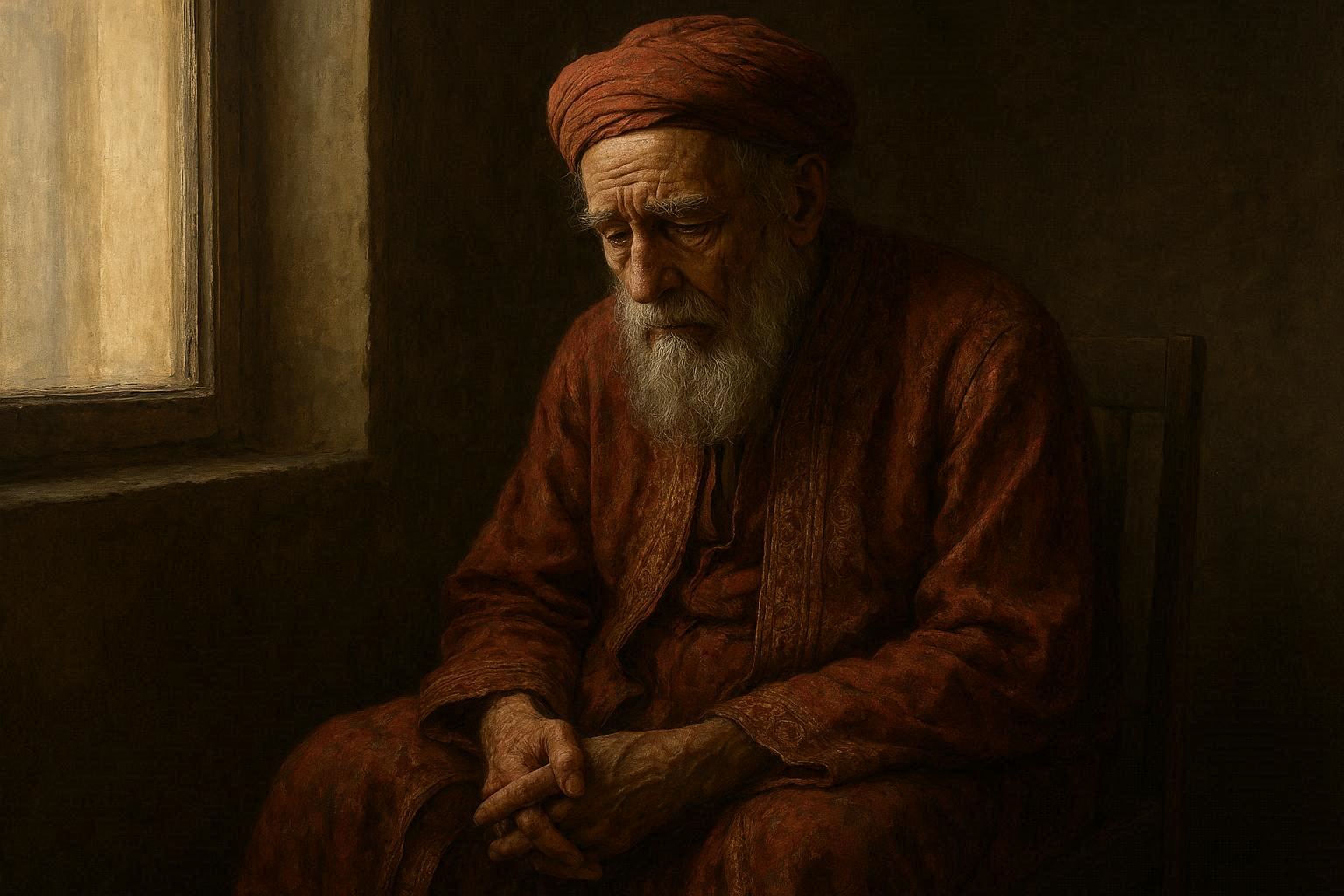 The merchant aged