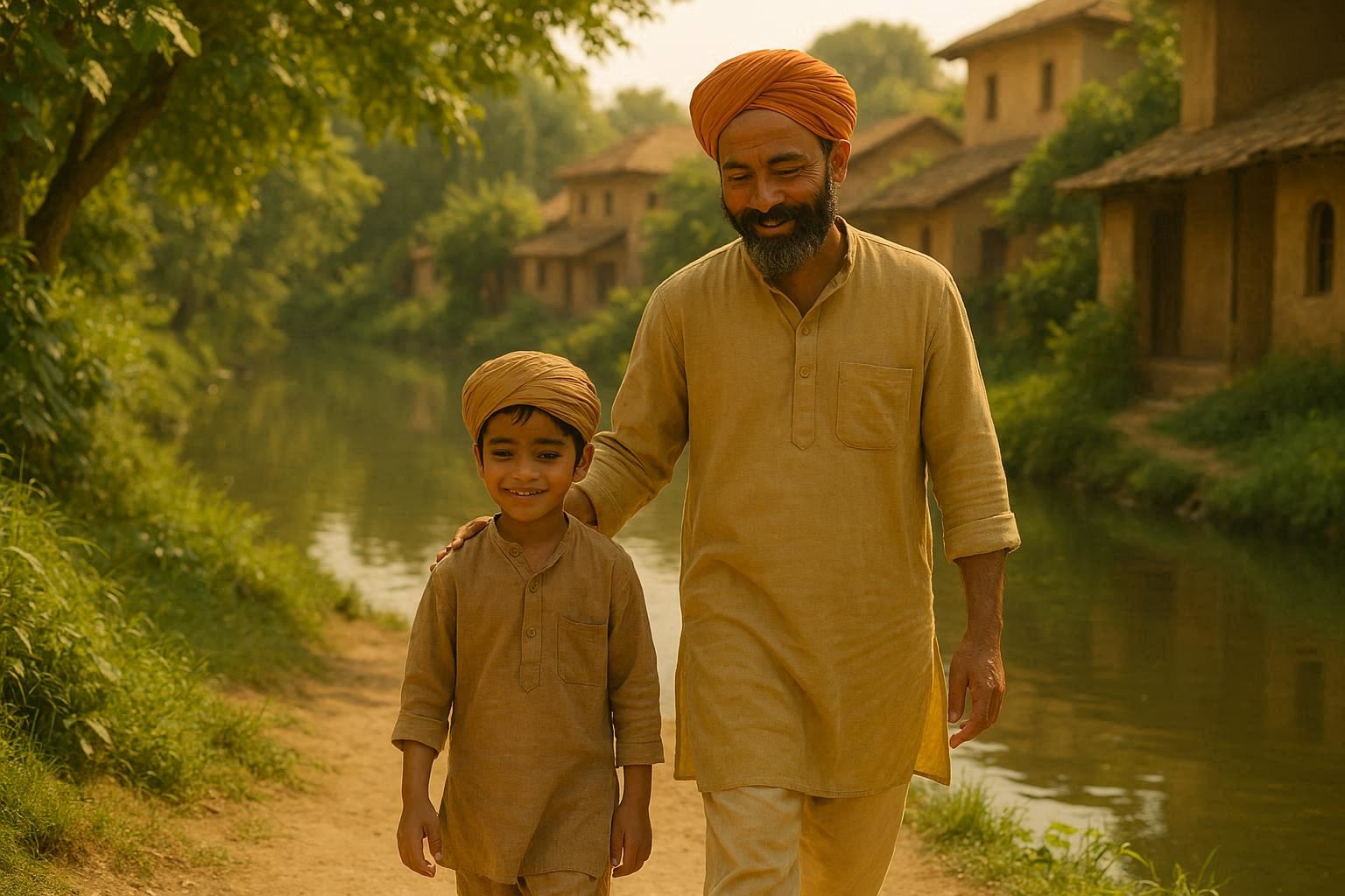 Haridas returns to Bhola's house without the boy